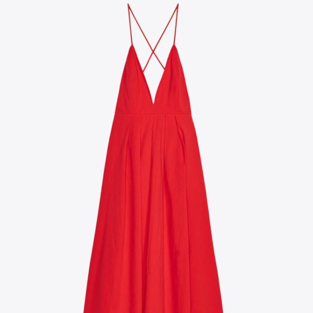 Open Back Maxi Dress